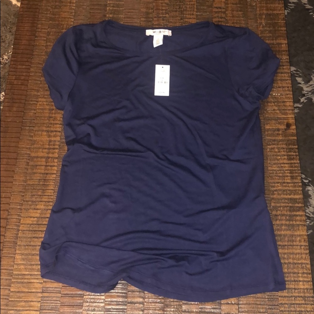 NWT WHBM short sleeve shirt